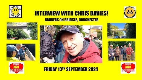 Interview with Musician Chris Davies at Banners on Bridges!