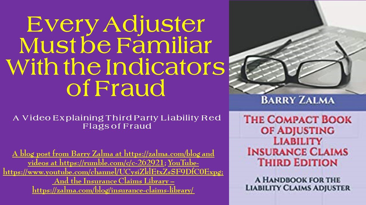 A Video Explaining Third Party Liability Red Flags of Fraud