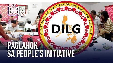 Paglahok ng mga tauhan ng barangay sa People's Initiative, hindi bawal −DILG