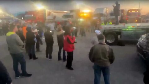 Rollin4Freedom (On Telegram) The People's Convoy - Night 3/1 - First Speech