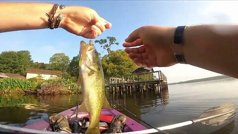 Doing some summer time bass fishing