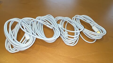 UnBoX 4-Pack 2x6ft + 2x10ft 60W USB C to C Fast Charging Cable Type C to Type C Cord iPad Pro iPhone