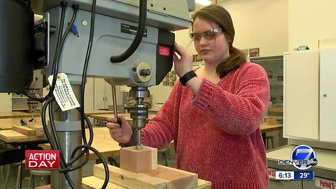 Eighth graders in Littleton learn how to build a business while giving back