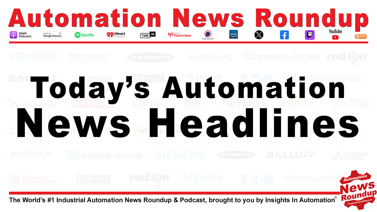 Today's Automation News Roundup