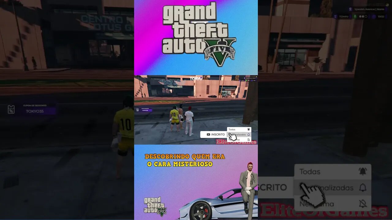 GTA RP DESCOBRI QUEM ERA O CARA MISTERIOSO #shorts