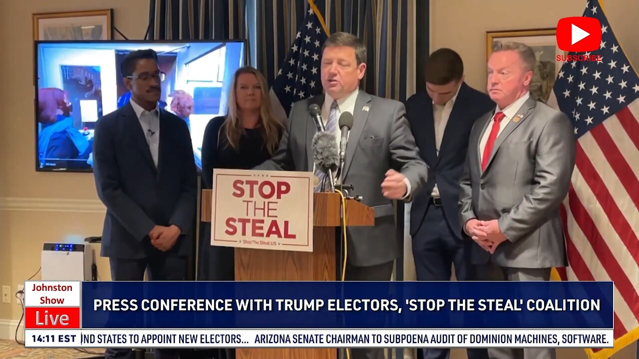 Trump Electors, Stop The Steal Coalition Hold Press Conference on Capitol Hill