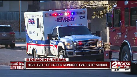 High levels of carbon monoxide evacuates school
