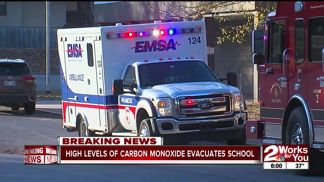 High levels of carbon monoxide evacuates school