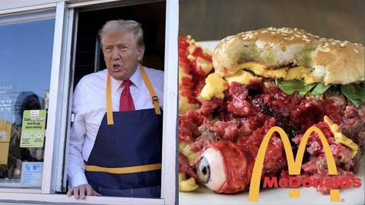Donald McTrump Leads To Ecoli Psyop At McDonalds But You Should Be Concened With The Human Meat