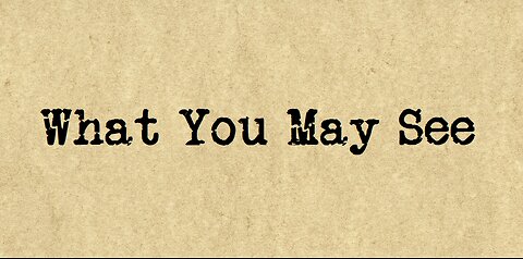 What You May See