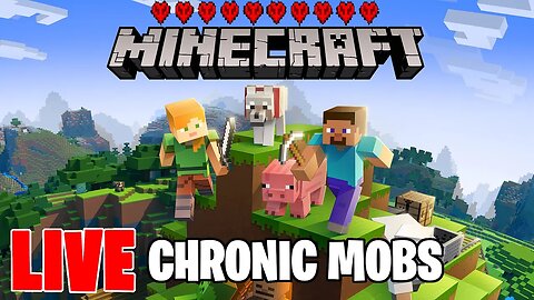 Minecraft Hardcore Daylight Mobs LIVE #1