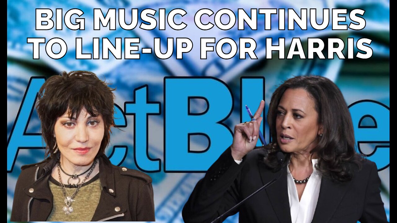 Joan Jett Sings For Kamala In Latest Effort From Big Music To Put Her Over The Top