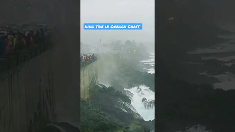 KING TIDE IN OREGON COAST