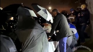 Powerful: Black Man Tries To Discourage BLM From Being Violent