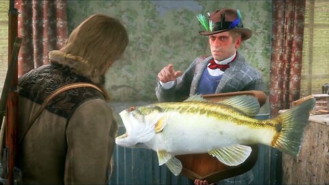 The last cutscene for Legendary Fish