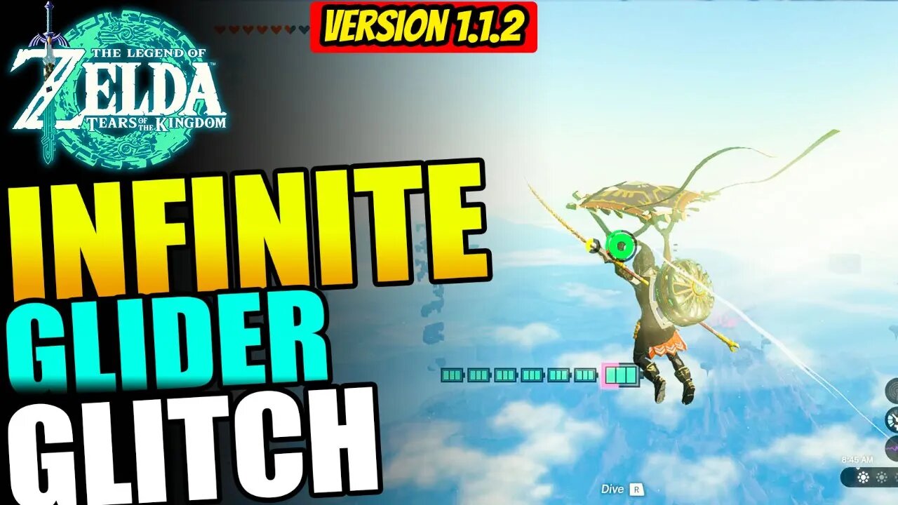 INFINITE Paraglider Glitch in The Legend of Zelda: Tears of the Kingdom