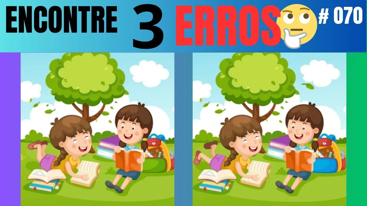ENCONTRE OS TRES ERROS ✅✅✅🤔| # 070 | 🤔90% DAS PESSOAS NÃO CONSEGUEM😄😄