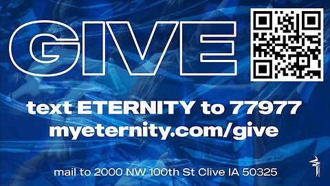 Welcome To Eternity Church Online!