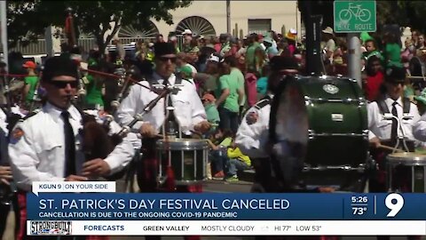 Tucson St. Patrick's Day Parade & Festival 2021 canceled