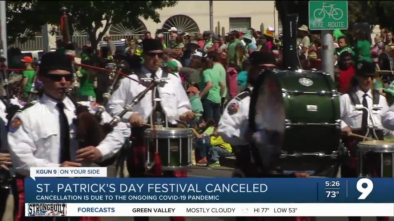 Tucson St. Patrick's Day Parade & Festival 2021 canceled