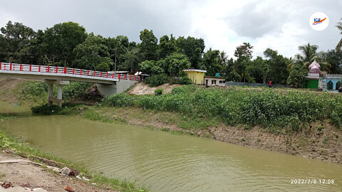 River excavation to prevent river erosion, What is the logic?