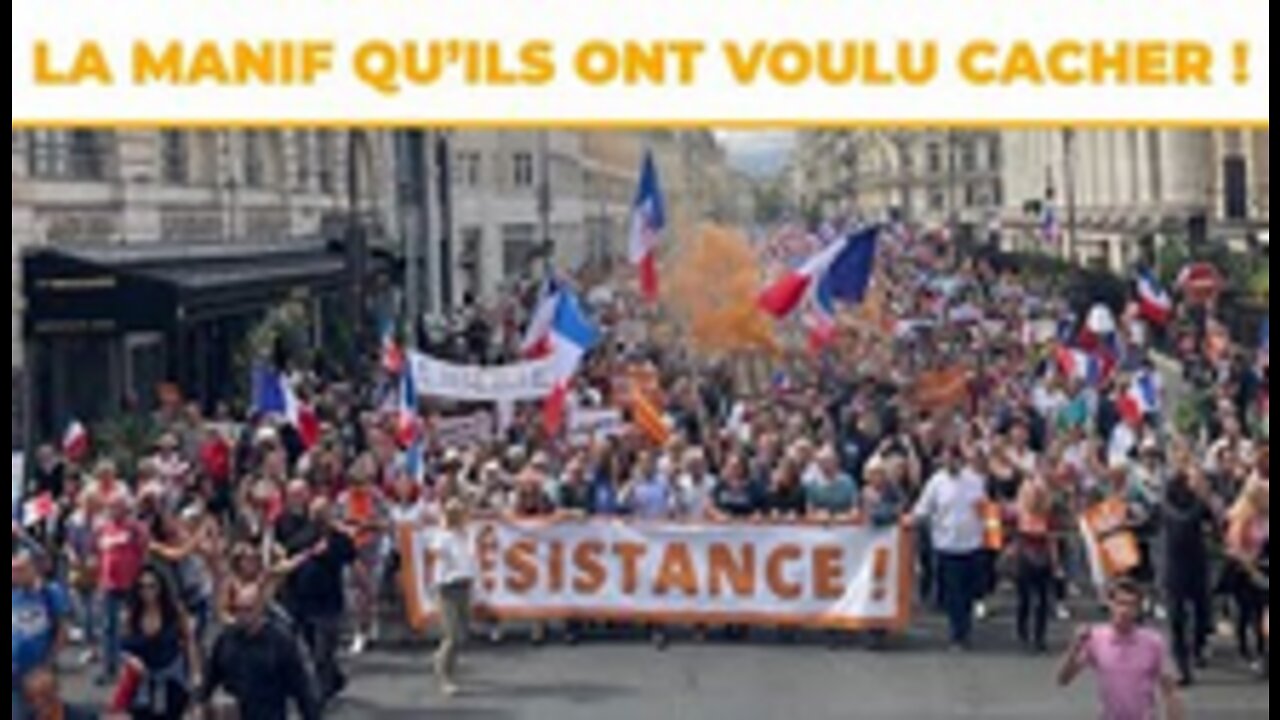 « Macron destitution ! » incroyable manip’ de LCI sur une immense manif !