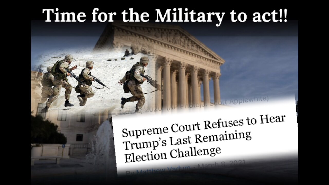 Time for the Military to Act!!!