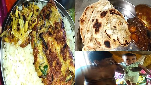 আজকে বানালাম আলুর দম সাথে লাচ্ছা পরোটা 🤤#msvillagelifestyle