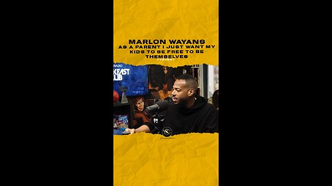 @marlonwayans As a parent I just want my kids to be free to be themselves