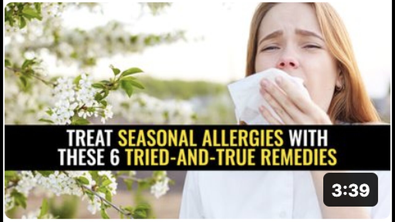 Treat seasonal allergies with these 6 tried-and-true remedies