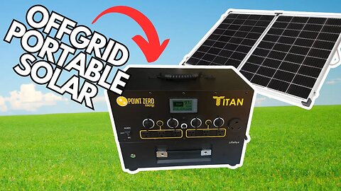 OFFGRID SOLAR Portable Power Station (Point Zero Titan) 2500 Watt LifePo4