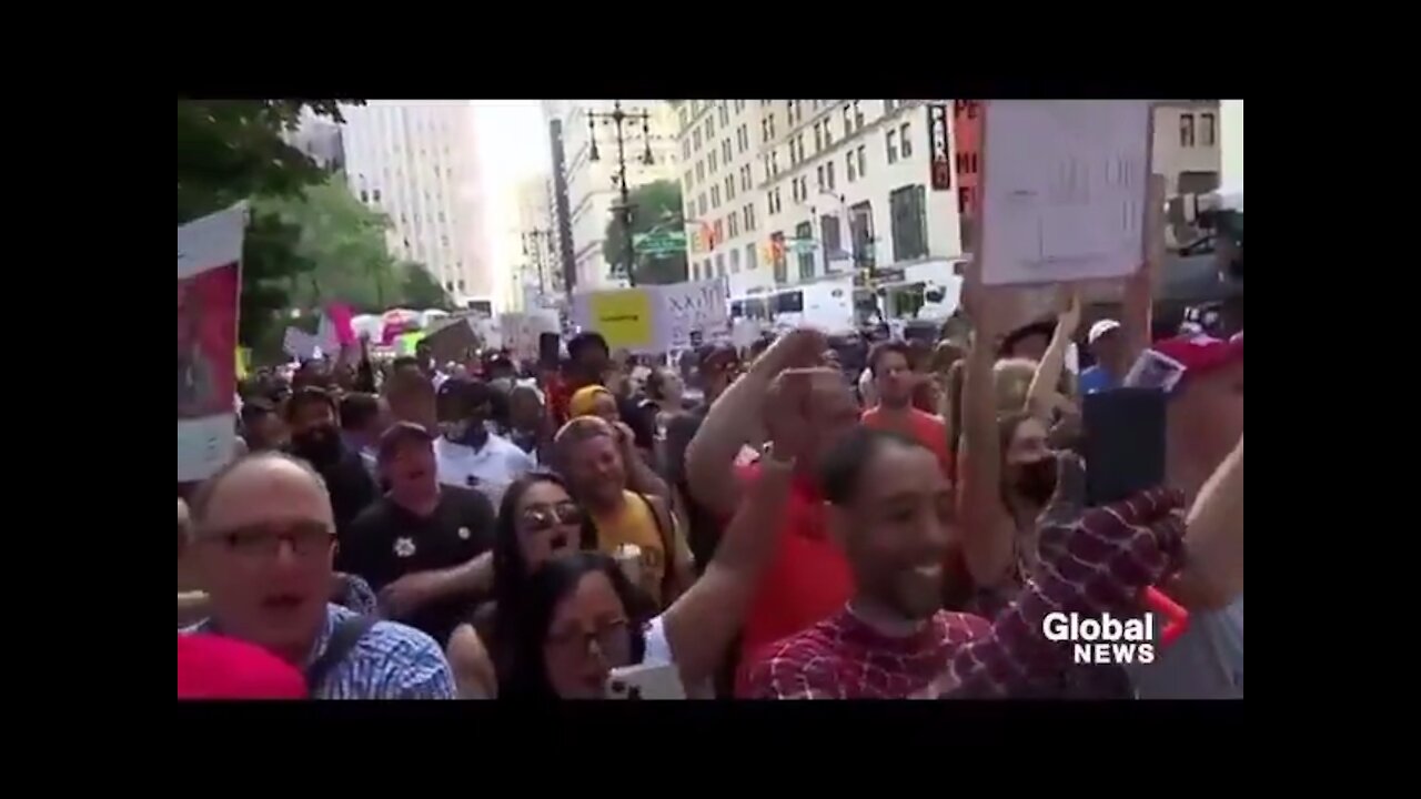 New York anti vax protest