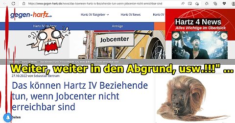 "Weiter, weiter in den Abgrund, usw.!!!“ ...