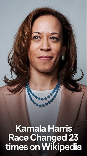 KAMALA WIKIPEDIA RACE CHANGED 23 TIMES😆