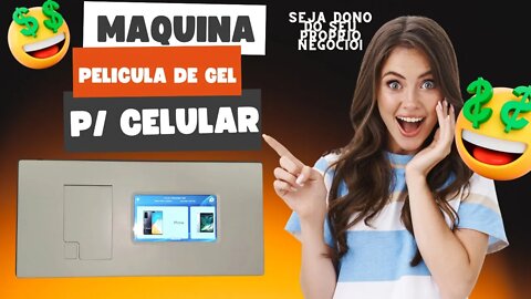 Nova maquina de Películas de Gel para Smartphones e Tabletes 2022 unboxing review