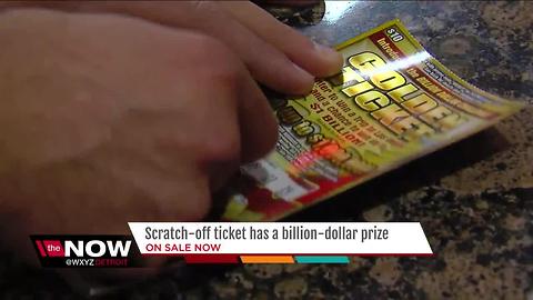 Michigan Lottery scratch-off ticket has billion dollar prize