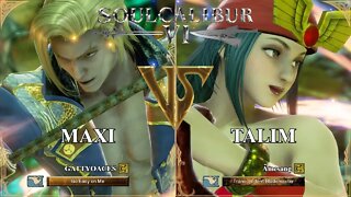 Maxi (GATTYOACES) VS Talim (Amesang) (SoulCalibur VI — Xbox Series X Ranked)