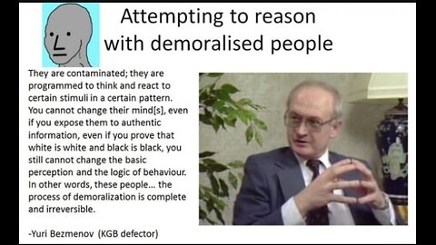 TRUTH DOESN'T MATTER 2 SOMEONE WHO IS DEMORALIZED
