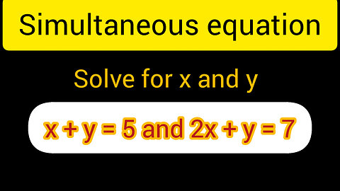 Simultaneous equation beginners choice and friendly