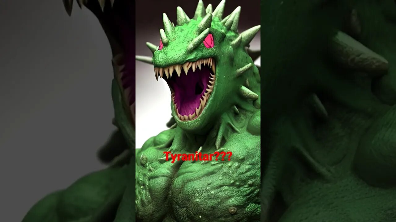 AI generated Tyranitar #whosthatpokemon #pokemon