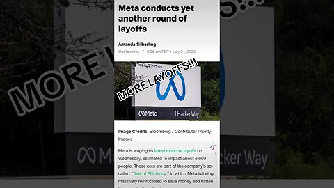 #Meta still laying staff off #investing #news #businessnews #business #markets