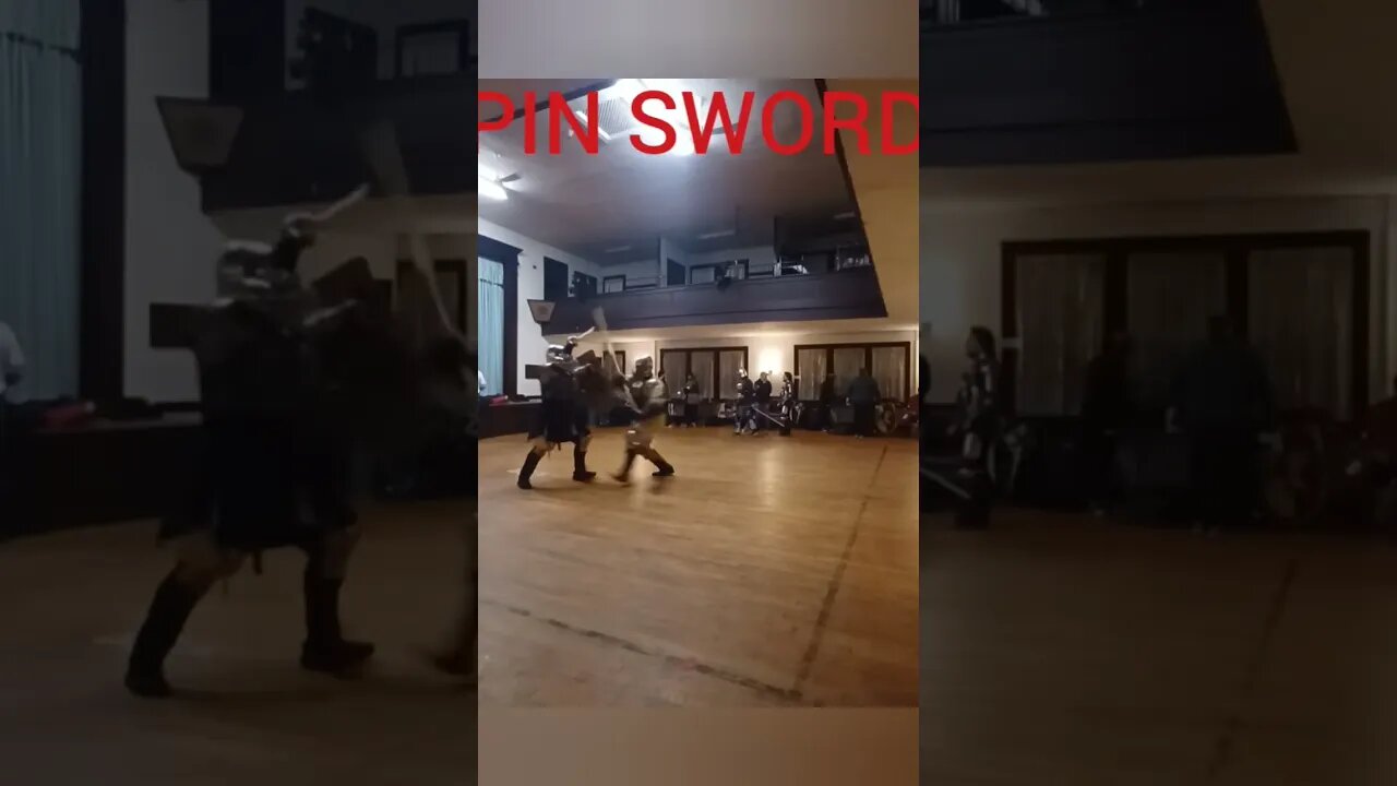 Partisan vs Sword Shield.... Head Cut