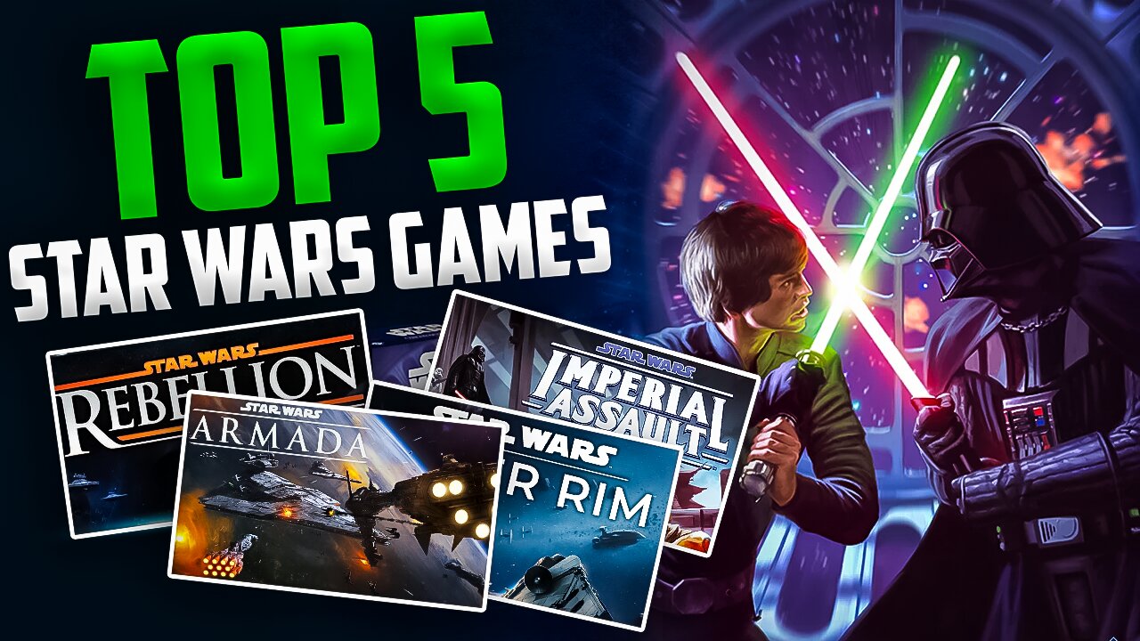 TOP 5 Star Wars Board Games *2024 Edition*