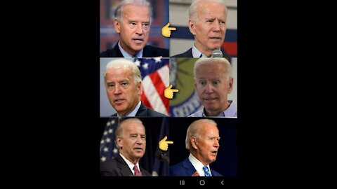 Fake world hollographic hiding deep fake Biden