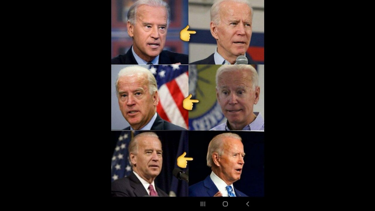 Fake world hollographic hiding deep fake Biden