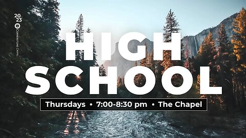 Cornerstone Chapel High School Ministry
