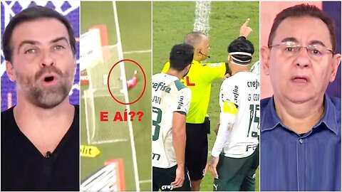 POLÊMICA! "Cara, o VAR..." OLHA esse LANCE do Palmeiras contra o Bahia que DIVIDIU OPINIÕES!