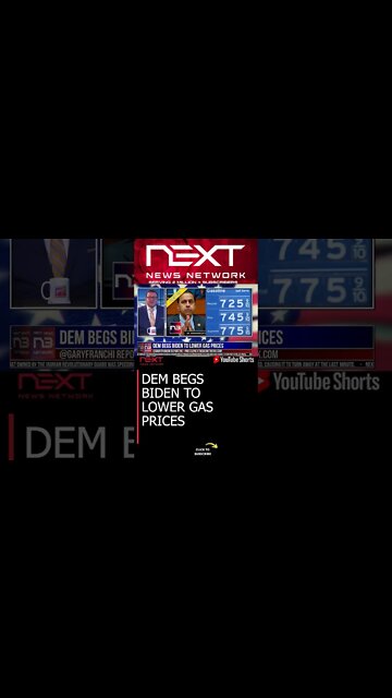 DEM BEGS BIDEN TO LOWER GAS PRICES #shorts