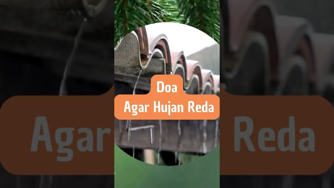 Doa agar Hujan Reda