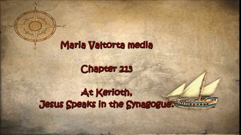 At Kerioth, Jesus Speaks in the Synagogue.
